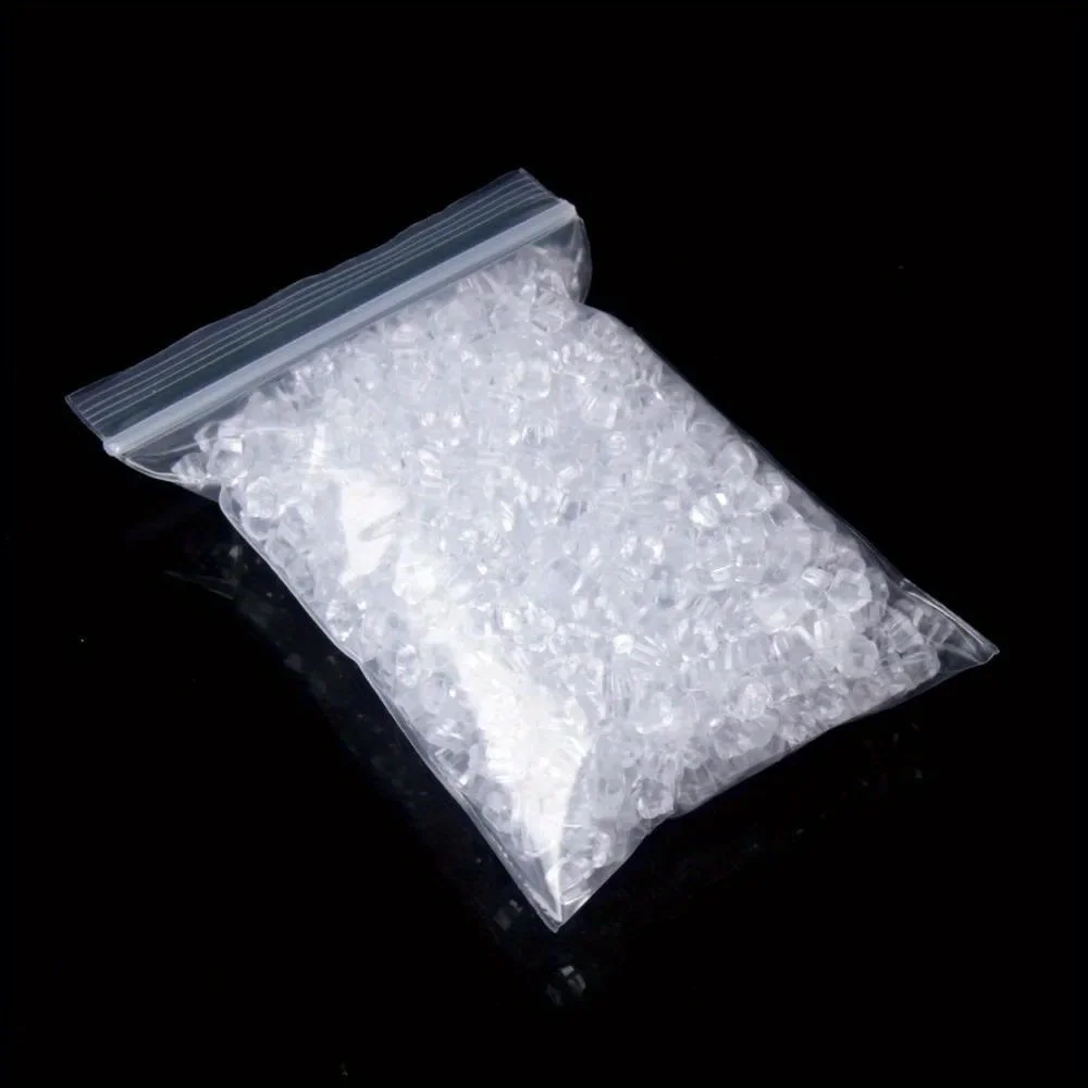 100 Stk Tykke Klare Genanvendelige Zip Lock Poser Kraftig Gennemsigtig Plast Opbevaring til Smykker Fest