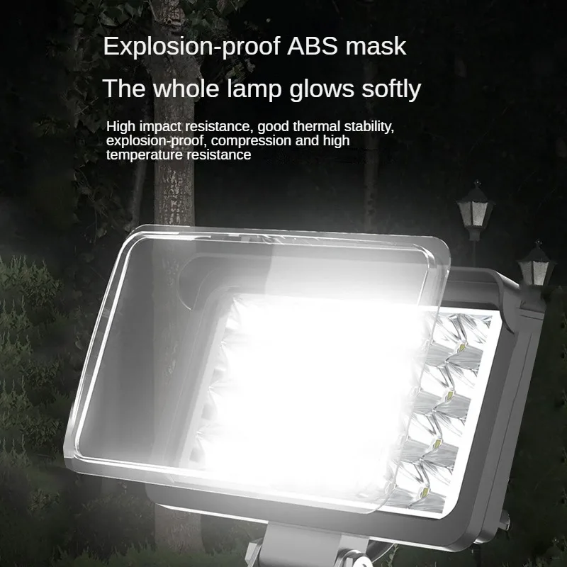 Luz Led para Milwaukee, batería de 18V, focos portátiles de 8 pulgadas, inalámbrico, para trabajo al aire libre, pesca, herramienta de emergencia portátil, luz de trabajo