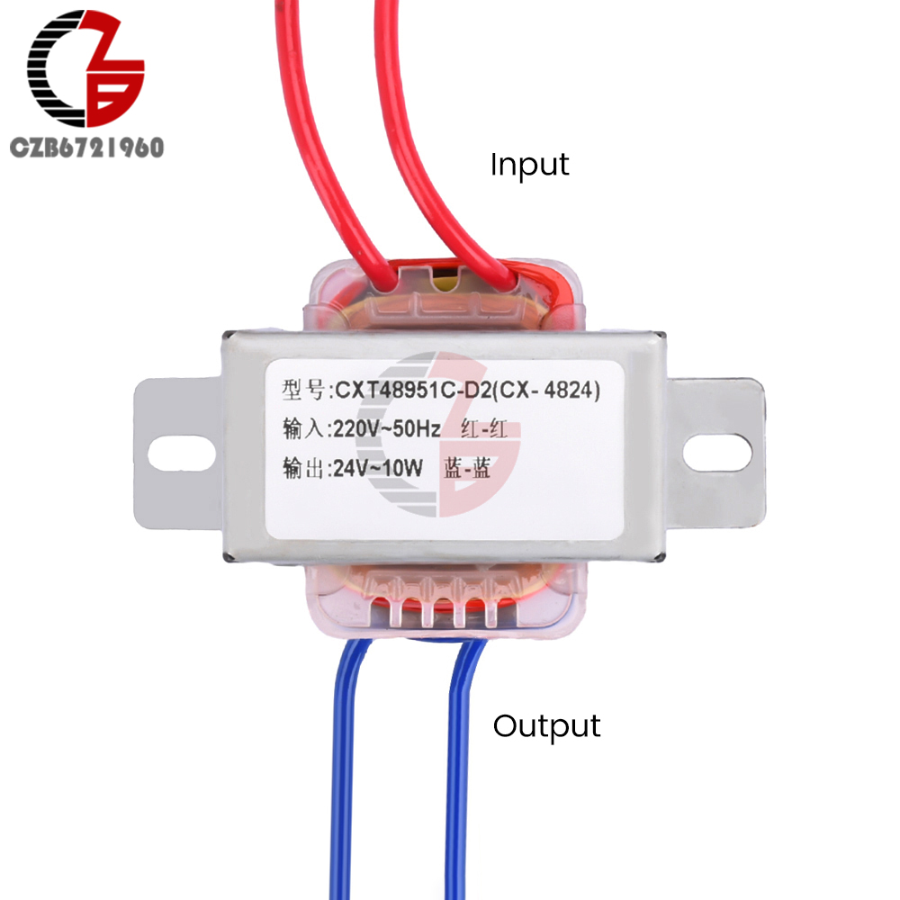 AC 220 V zu AC 24 V Leistungstransformator Einzelspannung 2-Draht-Ausgang AC-Netzteil Transformator DIY Isolationstransformatormodul