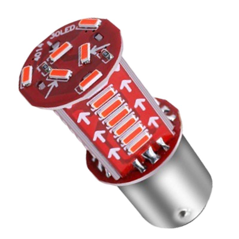 Lâmpada de freio traseiro 1157 leds parar luz de freio traseira baixa potência ultra brilhante atualizado led luz de freio substituição para carros
