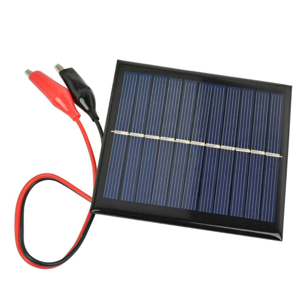 SUNYIMA 5.5V 1W Solar Panel DIY Photovoltaic Solar Cell Car Lamp Light Sun Power sunpower Solar battery 95*95mm for 3.7V Battery