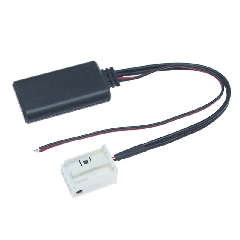12 -pins bluetooth-module, draadloze autoradio, stereo-aux-kabeladapter voor peugeot