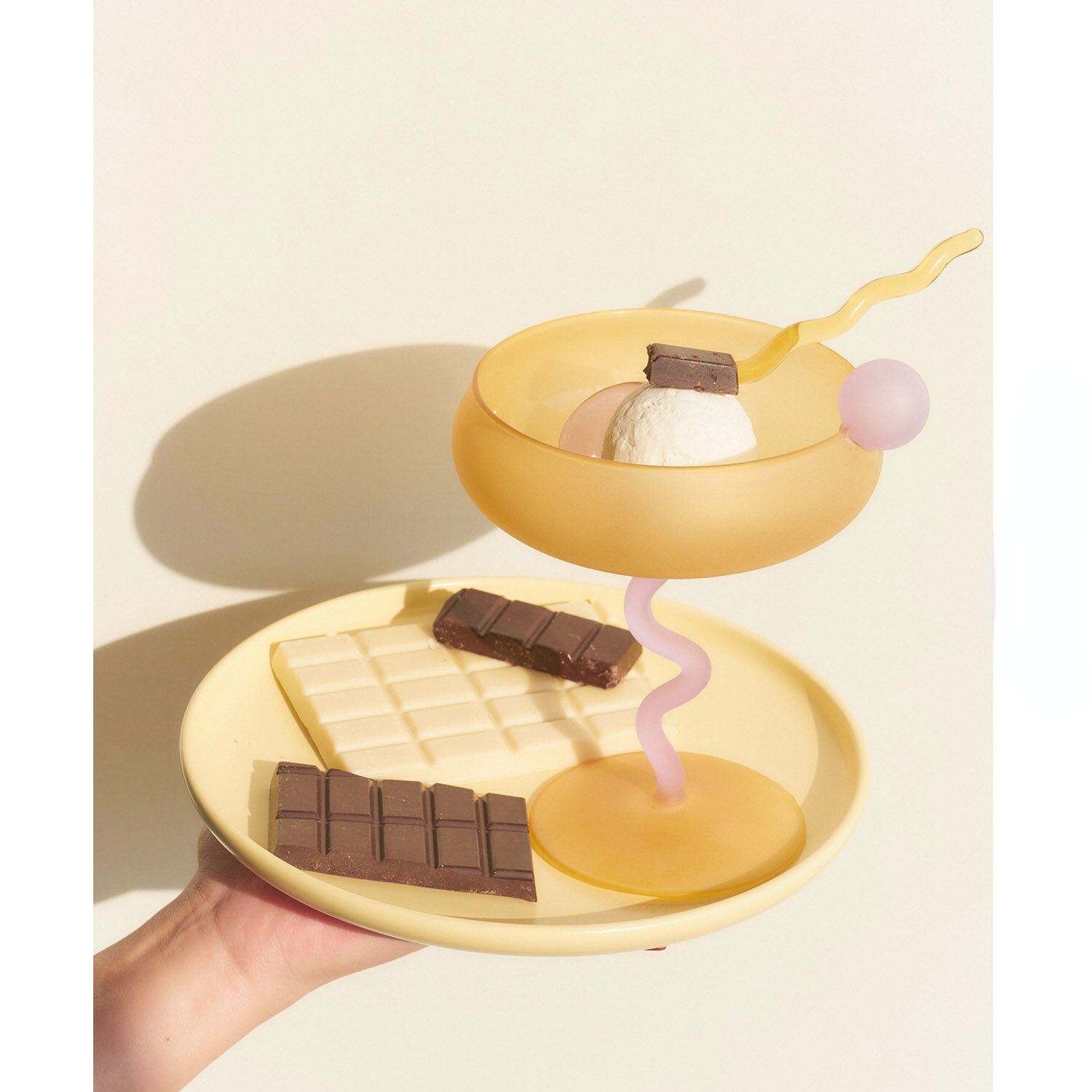 Taza de postre helado Jelly Bean Goblet, tazón de cereales de vidrio, encantador, Instagram, tazas de fresa, taza Kawaii