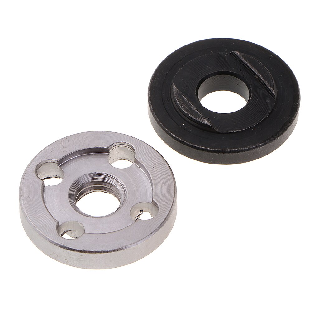 M10 Thread Replacement Angle Grinder Inner Outer Flange Nut Set Tools, Pack Of 2