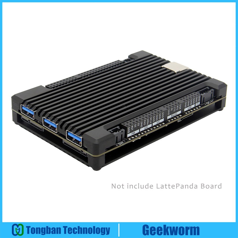 LattePanda alpha 864/ LattePanda Delta Aluminum Passive Cooling Armor Case Enclosure for LattePanda Alpha 864 Delta