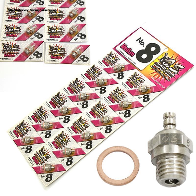 2Stroke OS Engine Glow Plug OS8 No.8 O.S. OS8 Plug N Glow Plugs For OS Engine 1PC