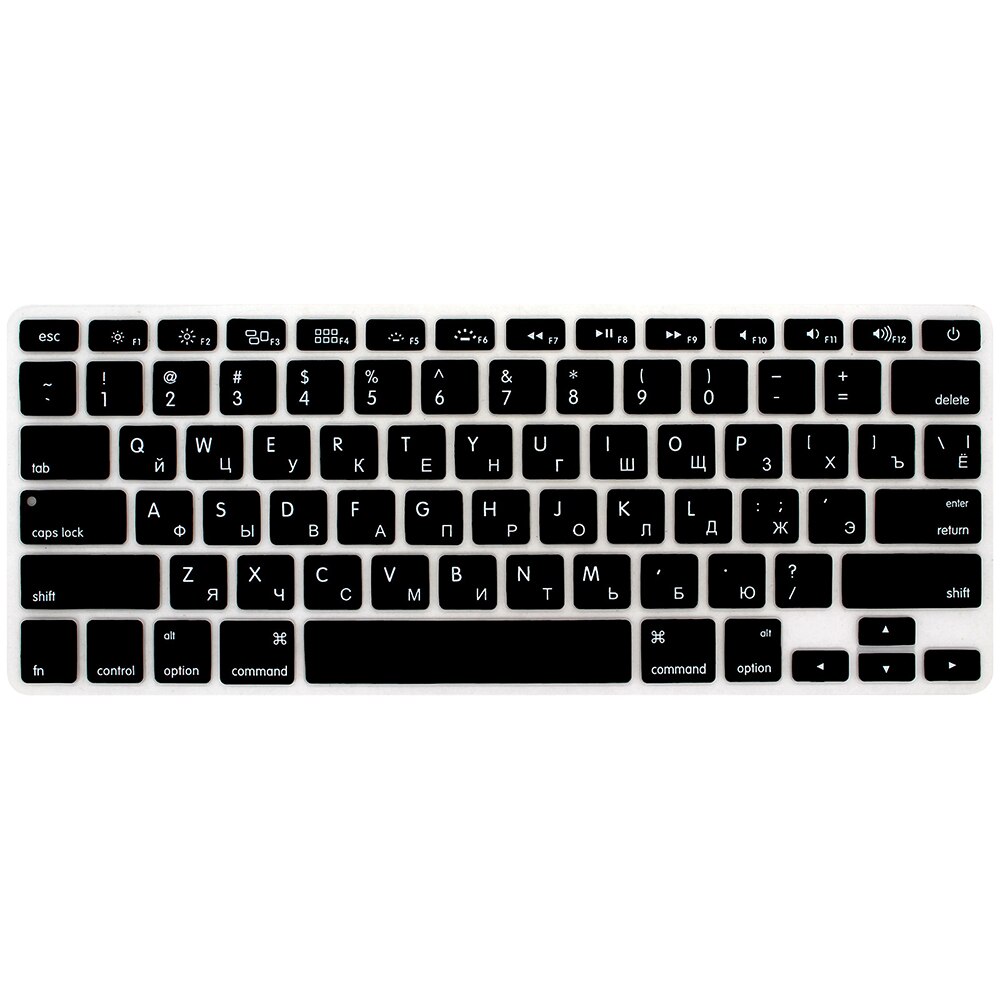 Russische Tastatur Abdeckung knapp Alphabet Layout Schützen Haut Abdeckung für Laptop MacBook Luft Profi