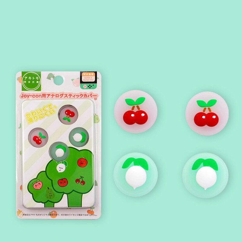 Silicone thumb grip caps for nintendo switch joy-con joystick, cover shell, button for nintendo switch oled lite mini accessories: A