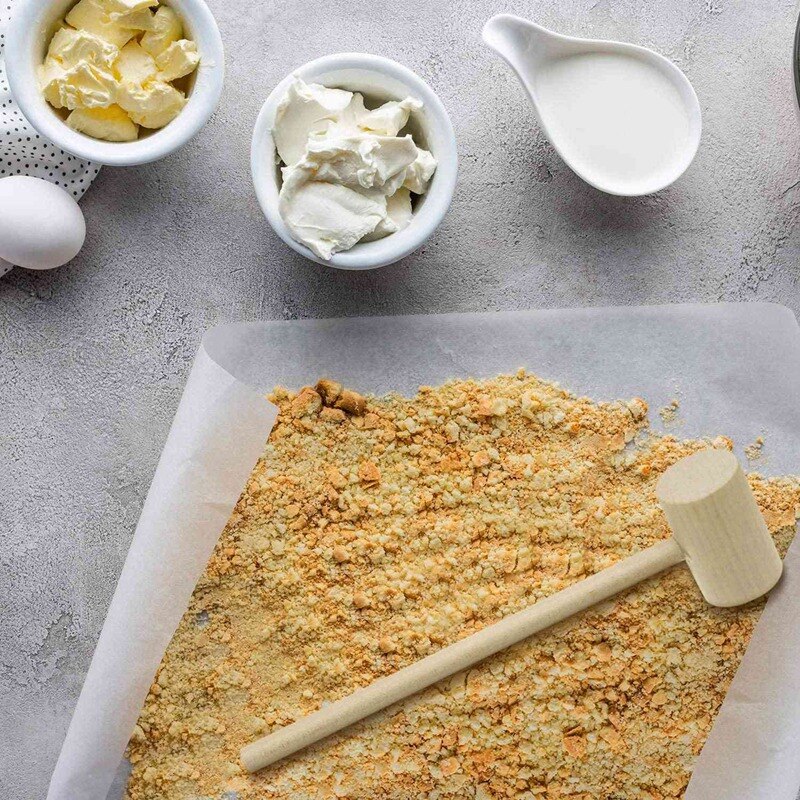 16 Pieces Wooden Crab Lobster Mallets Seafood Shellfish Crab Mallet Solid Hardwood Crab Hammer for Cracking Seafood Tool