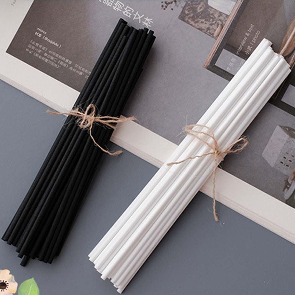 50 Stuks 3/4Mm Reed Sticks Diffuser Aromatherapie Vluchtige Staaf Diffuser Stok Diy Handgemaakte Huis Rotan Riet Olie refill Sticks
