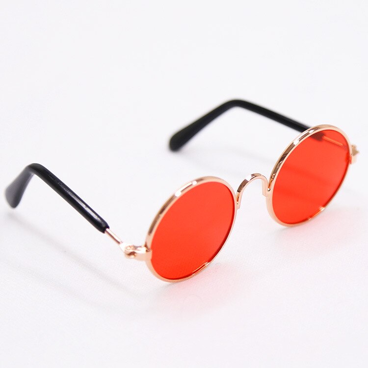 Pet suave Gato gafas de perro para mascotas de color al azar para perrito ojo de gato ropa de perro gafas de sol fotos de productos para mascotas: red