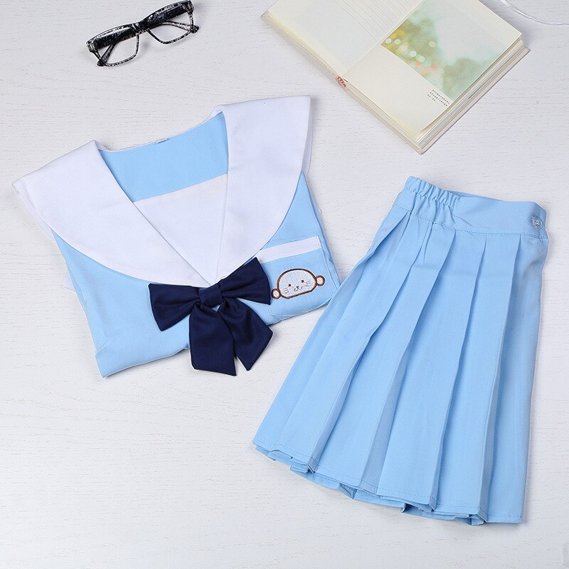 Schuluniform einstellen Neue Stil Japan und Südkorea Elegante Stickerei Seemann Schule Hochschule Marine JK Uniform einstellen