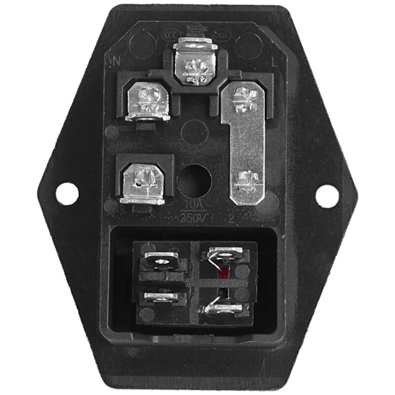 3 Pin IEC320 C14 Inlet Module Plug Fuse Switch Mal... – Grandado