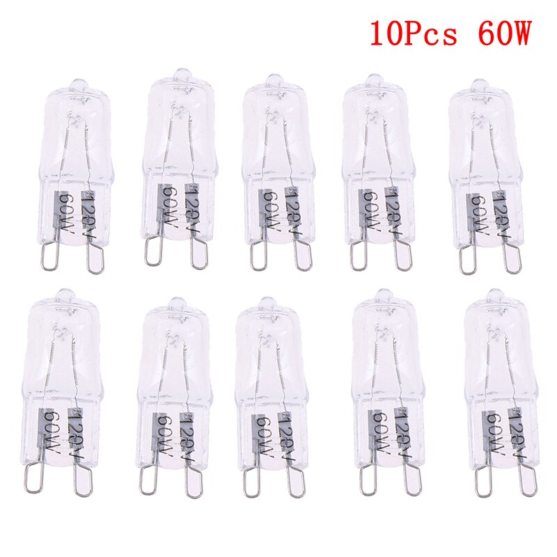 10PCS 120V 25W 40W 60W Oven Light Bulb G9 High Temperature Bulb Steamer Light G9 Oven Lighting Bulb