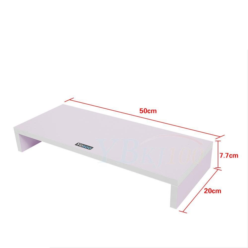 Wooden Monitor Stand Table Reduce Eye Neck Strain Laptop Desk PC LCD Monitor Riser Desktop Organizer Display TV stand Furniture