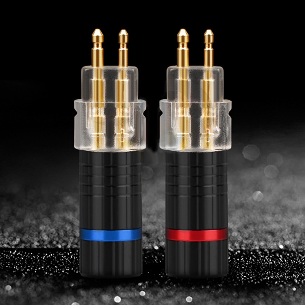 2Pcs Earphone Cable Pin Plug Connector for Sennheiser HD650 HD600 HD580 HD25 Replacement Easy to Use computer accessories
