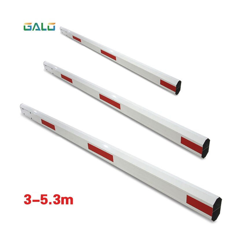 Barrier Gate Arm for car park barrier/automatic gate barrier boom Free elongation barrier gate straight boom 90°/180° Optional