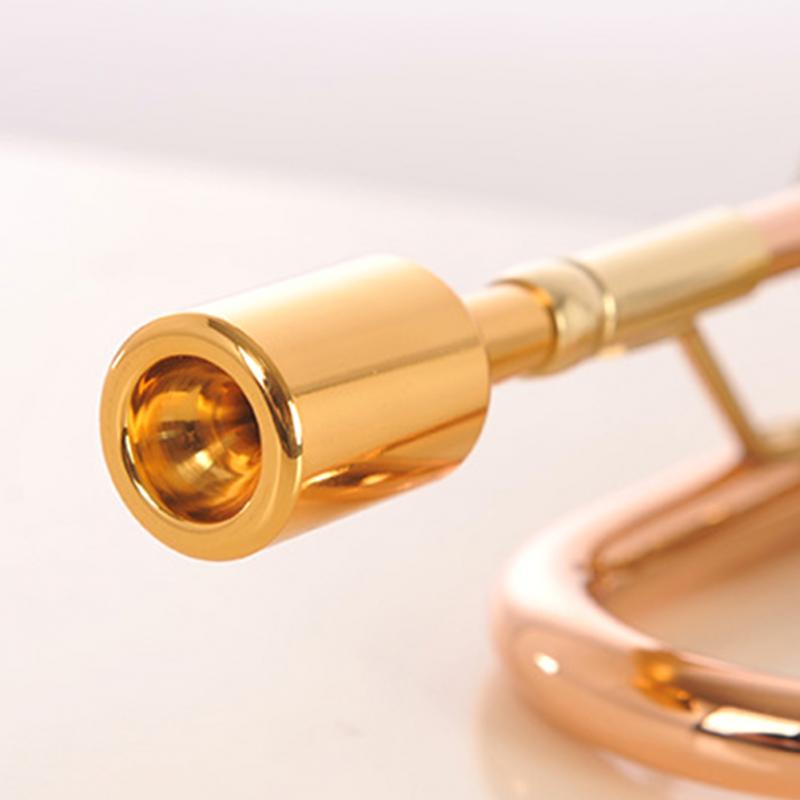 Accesorios de pieza Musical estándar, sustitución de instrumento Musical, boquilla de trompeta de latón portátil pequeña y duradera para principiantes