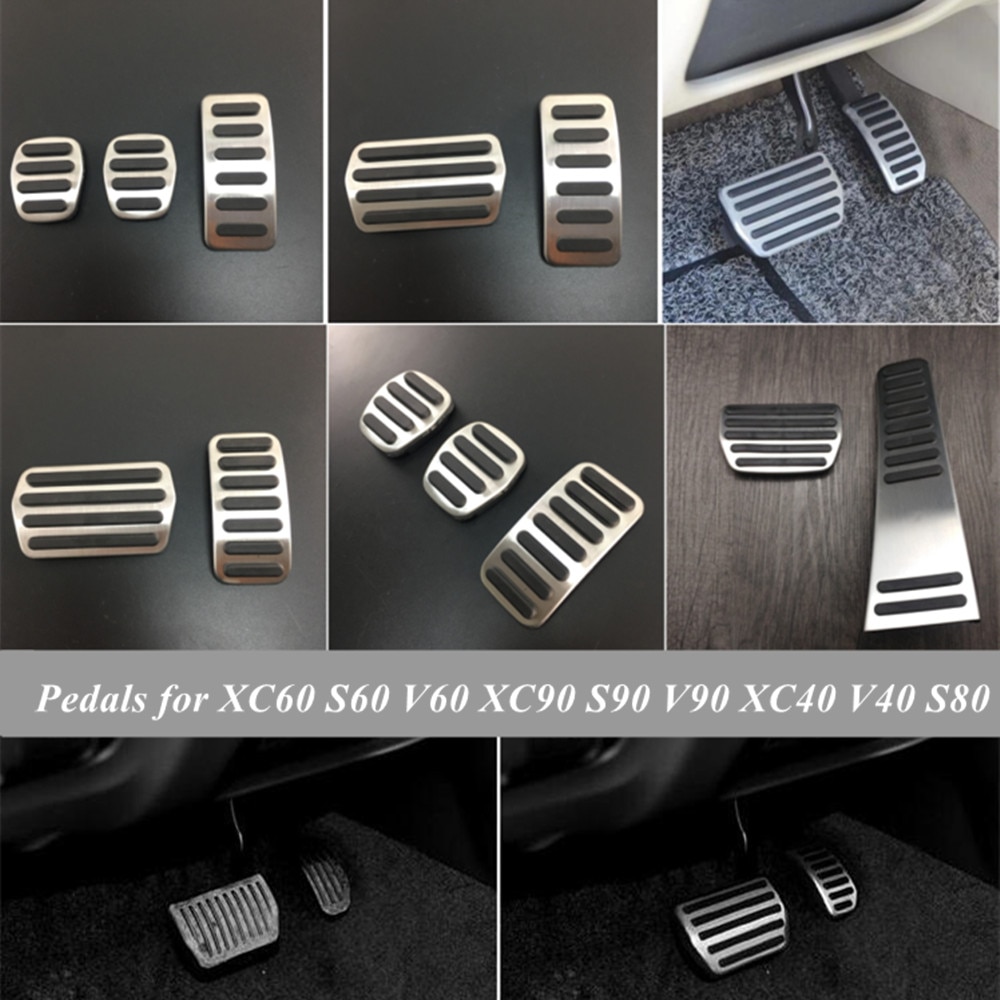 Per Volvo XC60 2009-2017 solo LHD Cruscotto In Acciaio Inox Pannello Laterale Aria Condizionata Vent Usca Copertura Trim Adesivo Interno Decalcomania  34