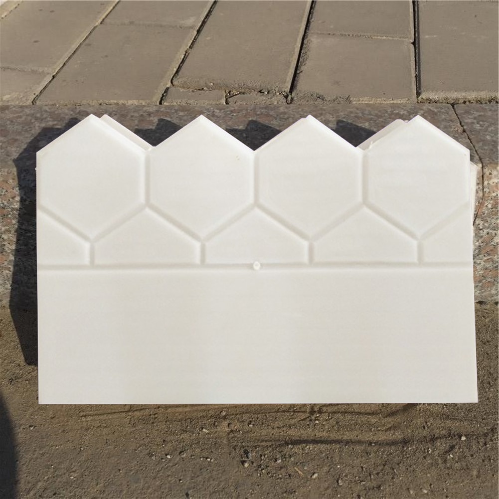 Garten Zaun Beton Stein Straße Blume Bett DIY Dekor Pflastern, Der Kunststoff Mehrweg Antike Zement Ziegel bilden Rasen Fischteich