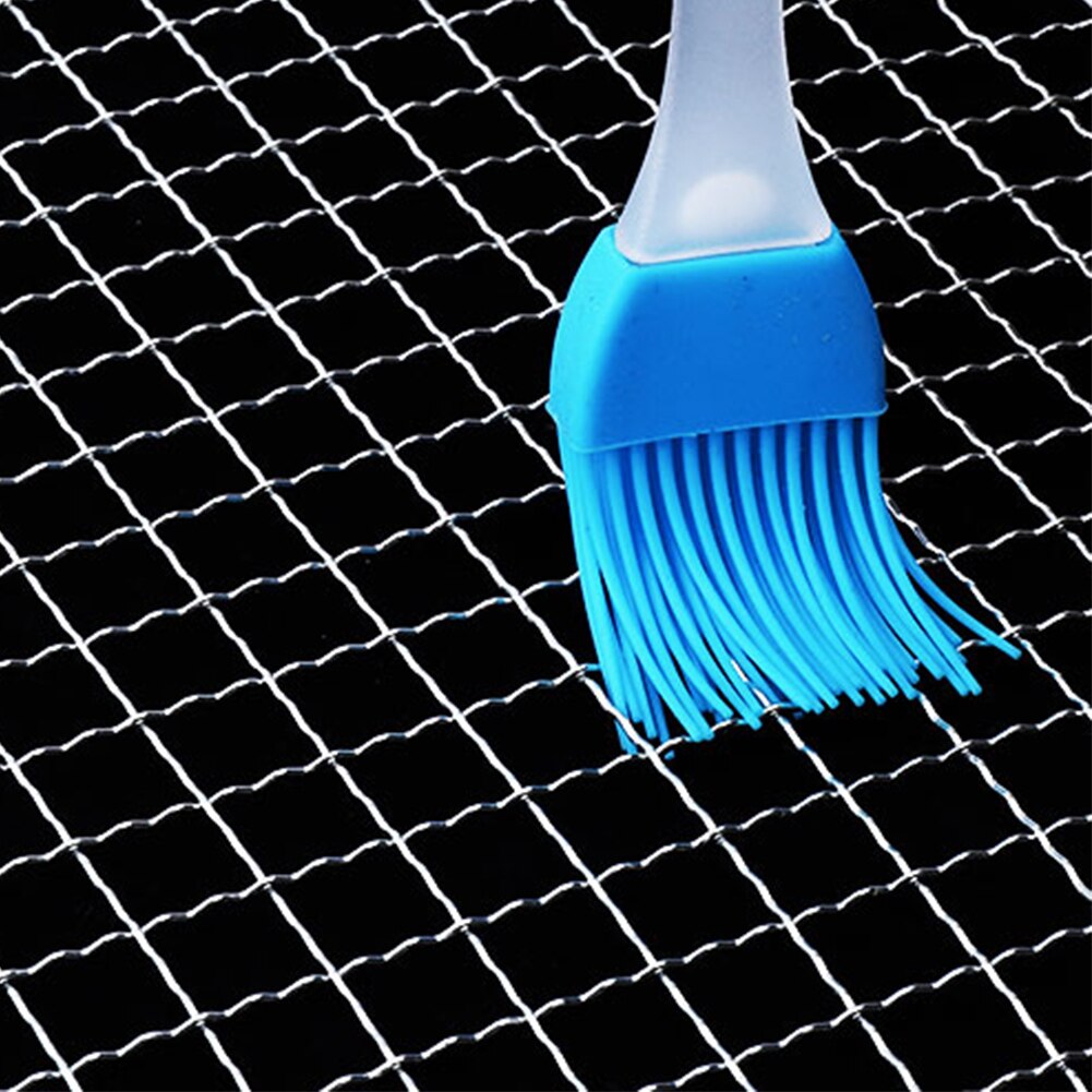 Ronde roestvrijstalen barbecue grill rooster rooster antiaanbak barbecue bakplaat barbecue accessoires 15cm - 38cm