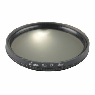 ETone Ultra Slim 55mm CPL Filter Voor Nikon AF-S DX 18-55mm f/3.5-5.6 G VR Lens