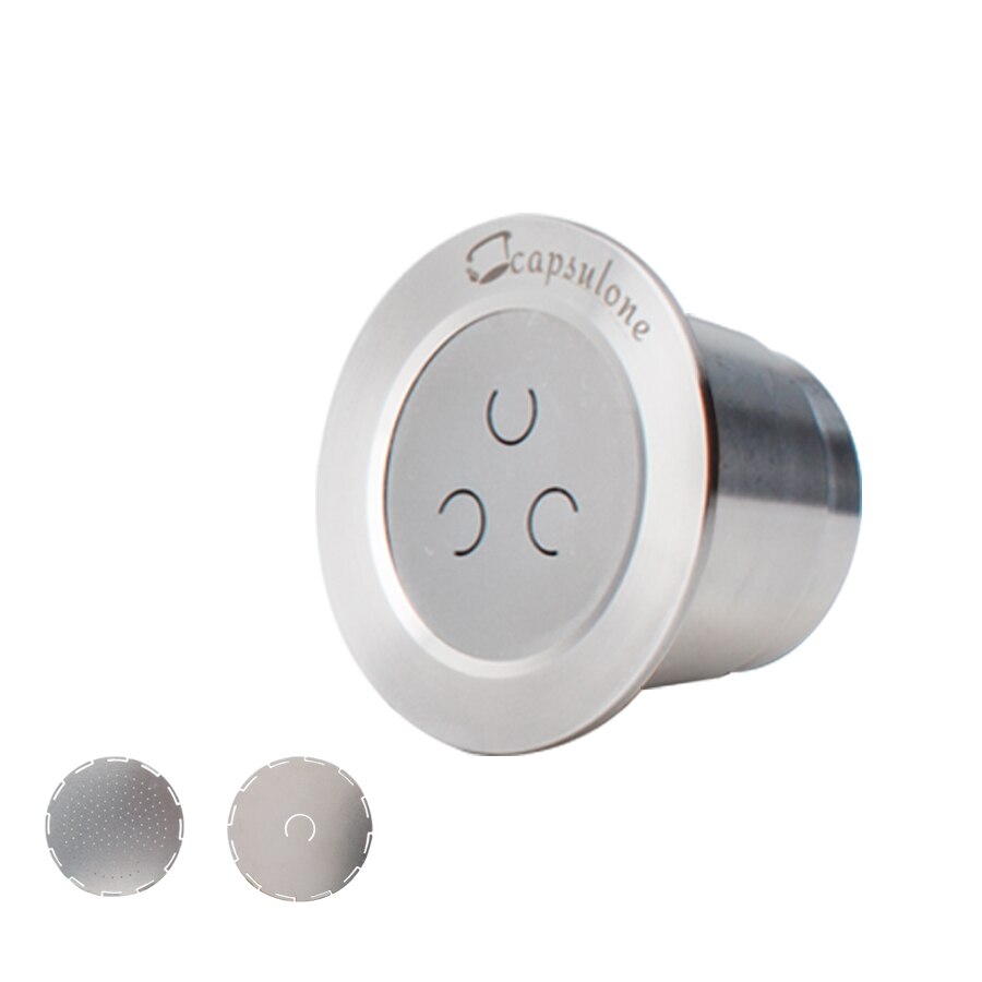 Capsulone 3rd STAINLESS STEEL Metal Capsule Compatible with Nespresso Refillable Reusable coffee capsule pod: 1 capsule