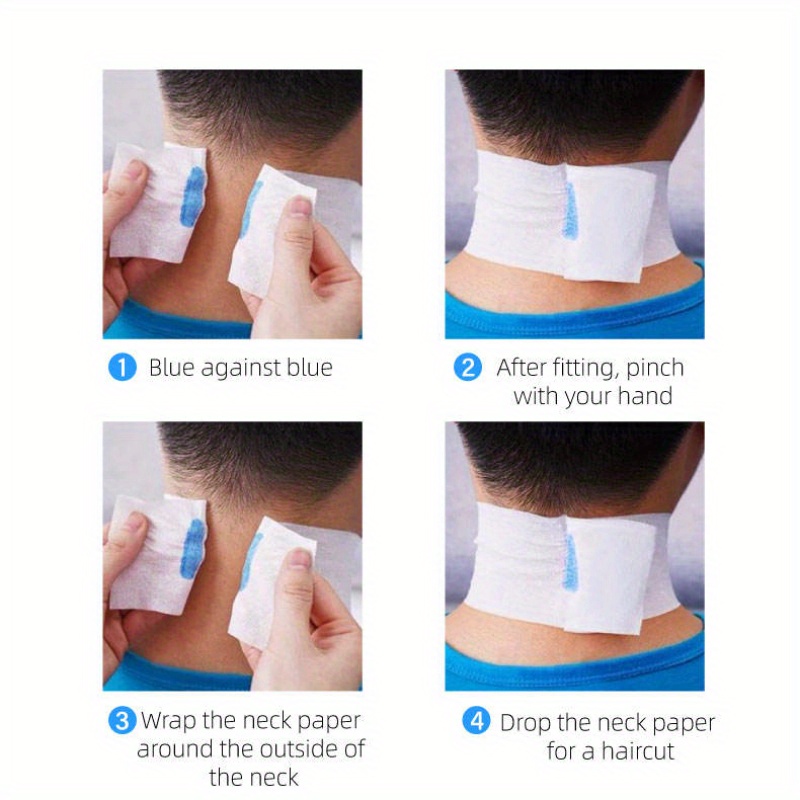 5 unids/set cuello papel salón peluquero peluquería rollo corte vendaje peluquería Collar accesorio cuellos cubierta