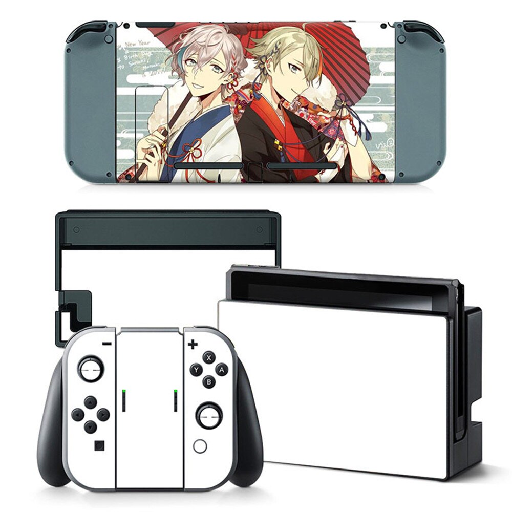 Factory supply directly grey camo skin stickers for Nintendo Switch console game decals