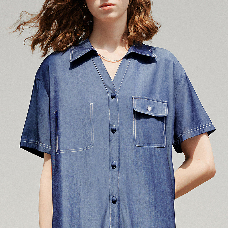 TOYOUTH Women Dress Summer Short Sleeve Casual Dress 8529059