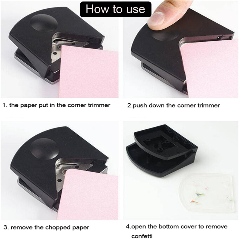 Card Rounded Dies Cutter Corner Cutter Rounder Paper Hole Punch Trimmer Angle Photo Die Cut Scrapbook Office DIY Craft Tool