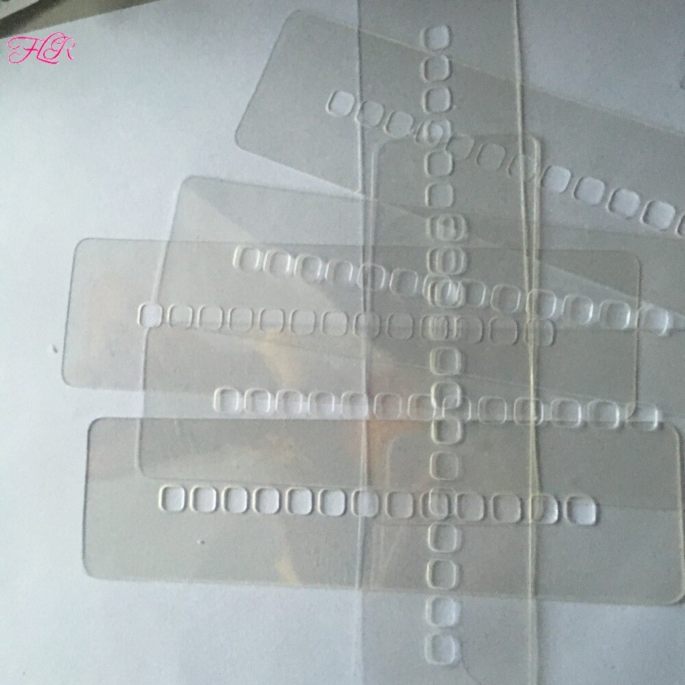 50 pcs/lot Multi Hole Template Prevent Scalp Good Easy Tools Heat Protector Shields for Hair Extension Useful Tools