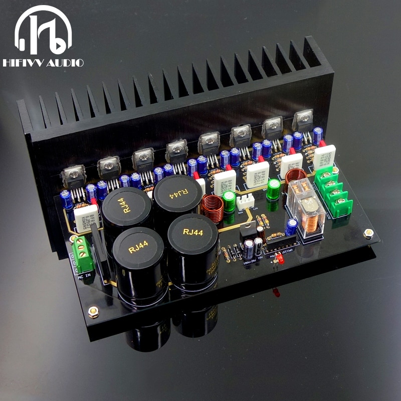 Kits de amplificador de potencia, sistema de audio Clase A, 45w x 2, hifi, Gaincard, LM1875, 8 unidades, 4 pares de salida paralela