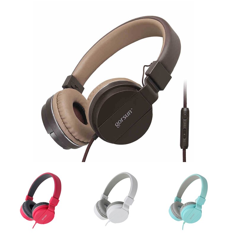 Marca original grandes fones de ouvido 3.5mm bandana fones com microfone para telefone samsung xiaomi telefones fone estéreo para tablets pc