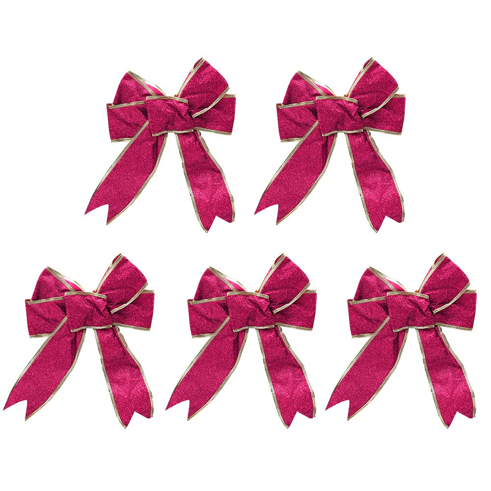 5 stk stor krans hengende hjemme fest bar pvc festival dekorasjon ornament år juletre sløyfe