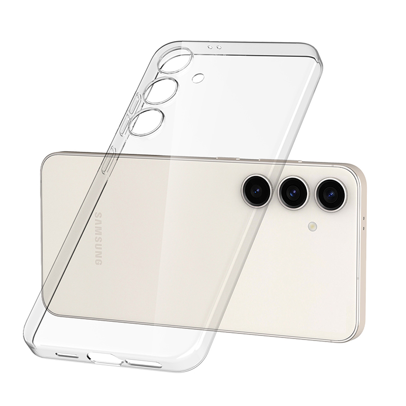 Luxury Crystal Silicone Case For Samsung Galaxy S24Ultra Back Cover Ultra Thin Transparent Soft TPU Case for Samsung S24 Plus +