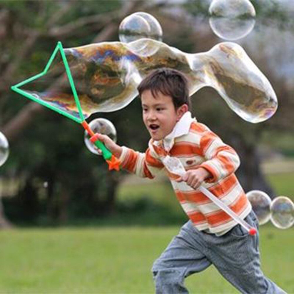 Large Bubble Western Sword Shape Bubble Sticks Kids Soap Bubble Toy Outdoor Toy