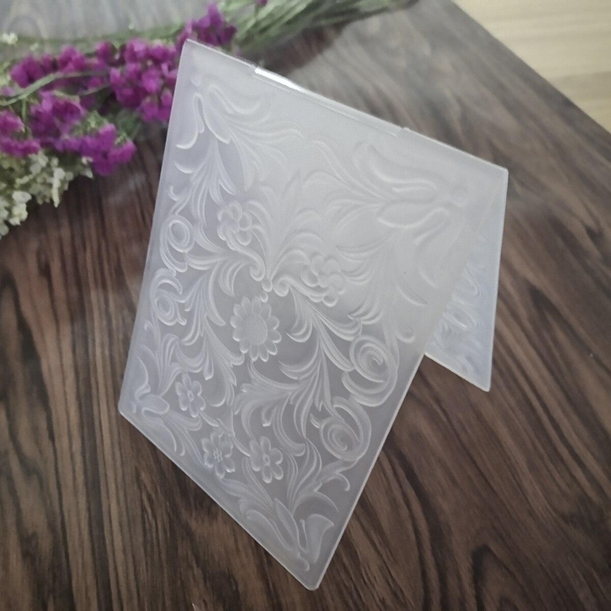 Beautiful Flowers Leaves 3D Embossing Folders Scrapbooking For Card Making Supplies Album Paper Crafts Decoration
