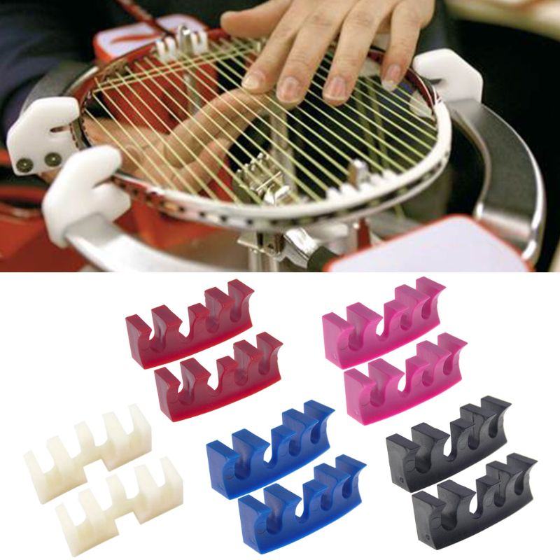 2 stk badminton strengemaskine værktøj racket load spreder adapter beskytter