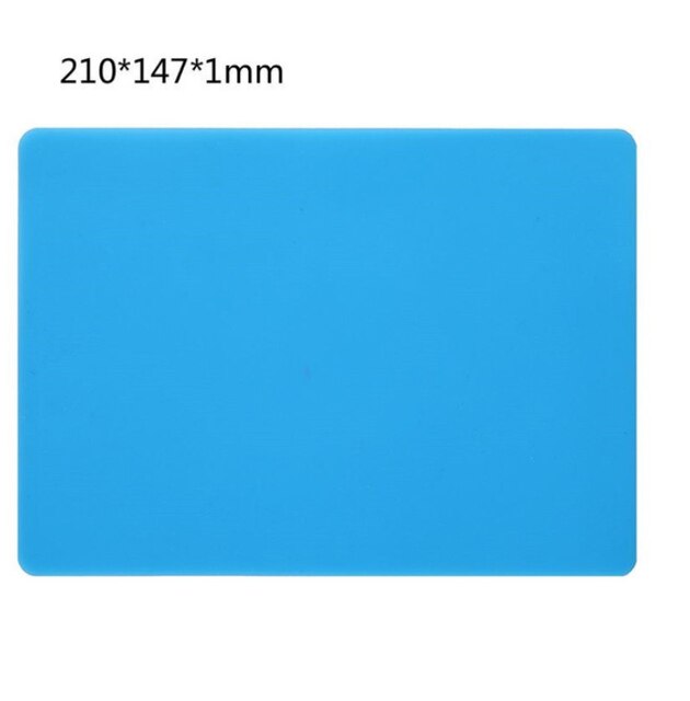 Big Silicone Placemat Silicone Sheet Pad for DIY Handmade UV Epoxy Resin Mold Casting Jewelry Making Multipurpose Table Mat: Blue 2