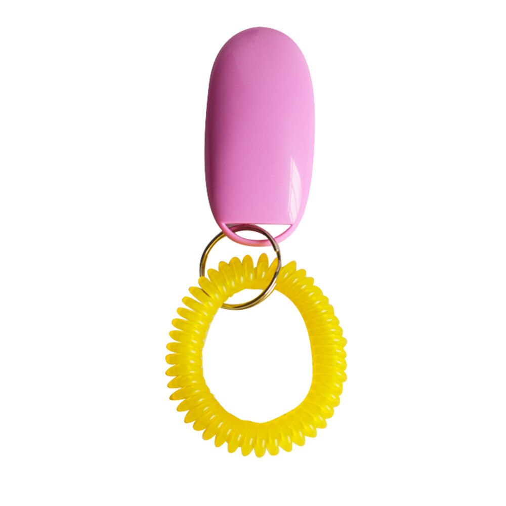 Accessoires Kat Hond Training Clicker Draagbare Hond Knop Clicker Geluid Trainer Pet Trein Tool Wrist Strap Sleutelhanger Accessoire