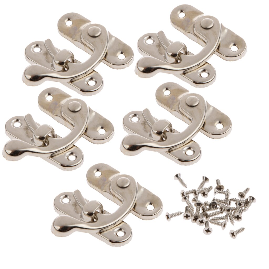 5 set svängväska lås lås låda lås lås bröst resväska fall diy