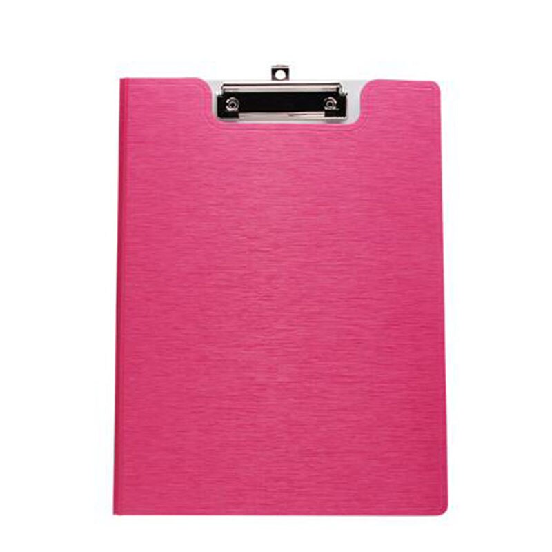 A4 File Folder Board Folder Waterproof File Folder PP Thick File Writing Pad File Business Contract Folder Office Supplies: rose  red