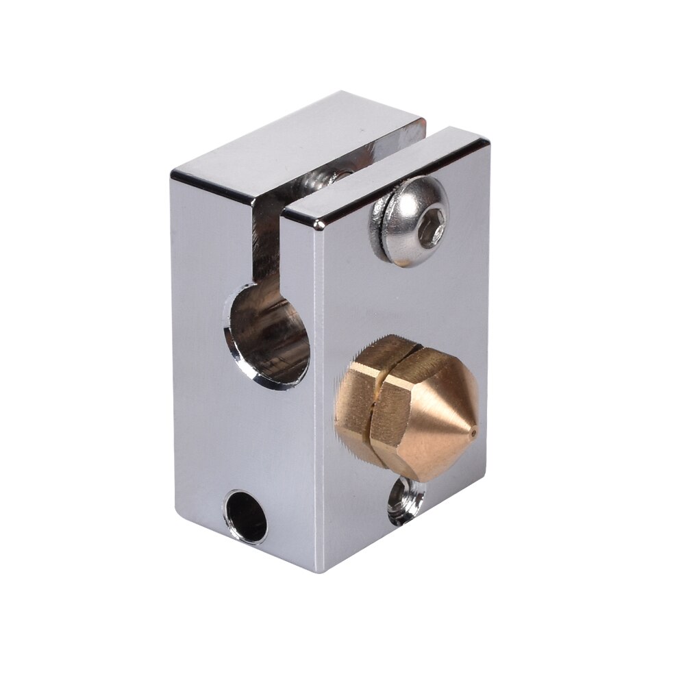 V6 Plated Copper Heater Block Original For E3d V6 J-head Hotend 3D Printer Parts Heat Block for Sensor DDB Extruder Titan