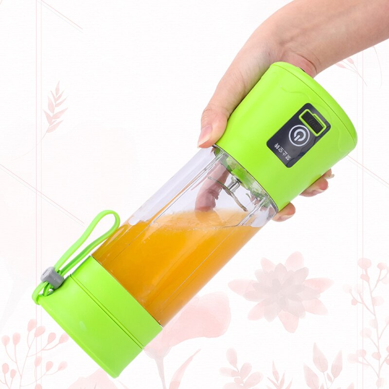 Portable USB Electric Fruit Juicer Handheld Vegetable Juice Maker Blender Rechargeable Mini Juice Making Cup With Charging Cable