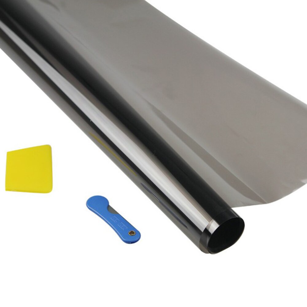 Filme tintura janela preta 50*300cm, rolo de 25%, 1 rolo de vidro, casa automotiva, comercial, uv + isolamento do carro filme tintura para janela lateral