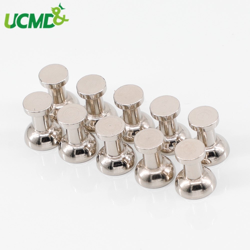 10pcs/Set Neodymium Magnets Metal Thumbtacks Push Pins Office&School Supplies For Refrigerator Whiteboard Calendar Noticeboard