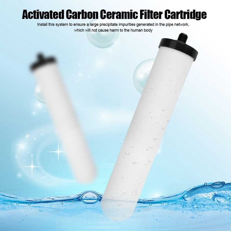 Reemplazo del purificador de agua de carbón activado con 3 unids/set de cartuchos de filtro de cerámica de 10 pulgadas