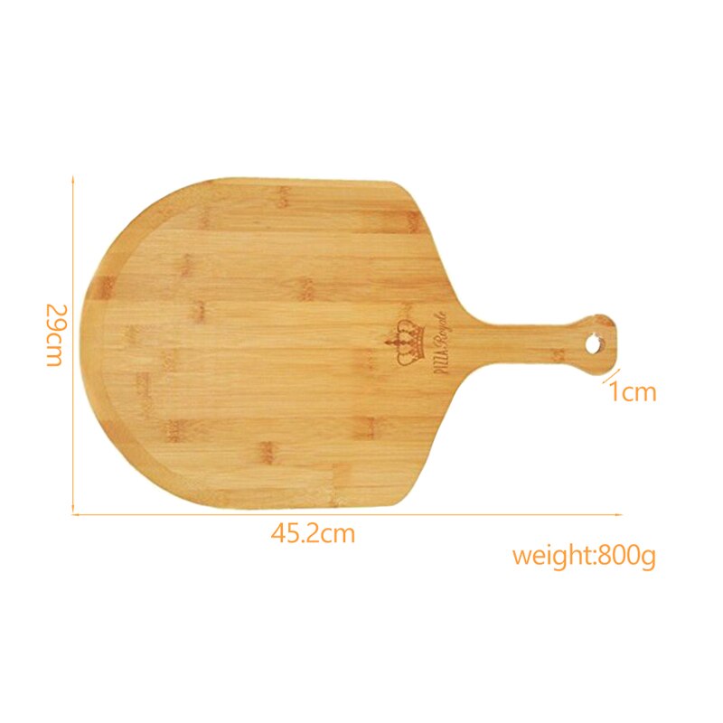 Premium Natuurlijke Bamboe/Houten Pizza Peel/Paddle Pizza Board Met Lange Handvat Hout Pizza Spade/Lifter Parstry gereedschap 040