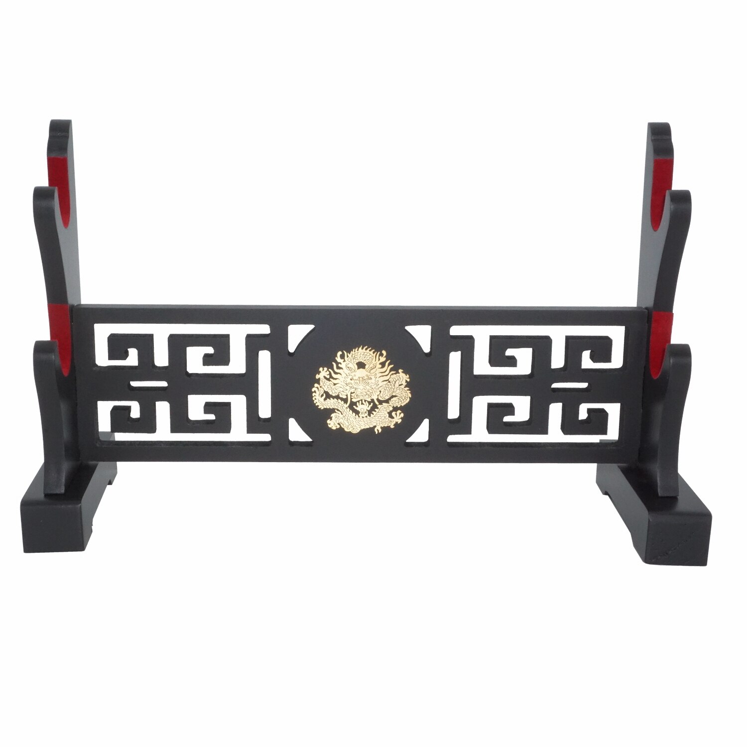 Padded Sword Stand Display Velvet Protect Sword Rack Katana Genji Japanese Samurai Blade Gladius Templar Medieval Stand -Dragon